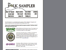 Tablet Screenshot of folksampler.com